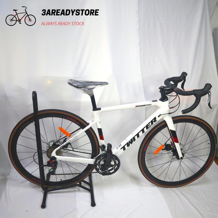 TWITTER STEALTH PRO ROADBIKE CARBON 24 SPEED - WHITE 48