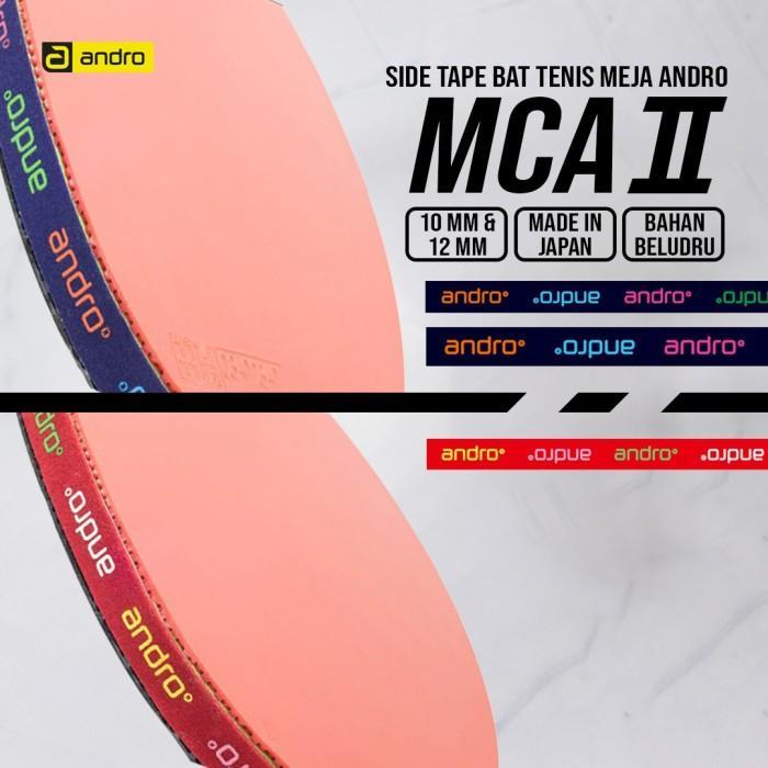 Side Tape Kayu Bat Tenis Meja Andro Edge Tape Velvet Bludru Japan