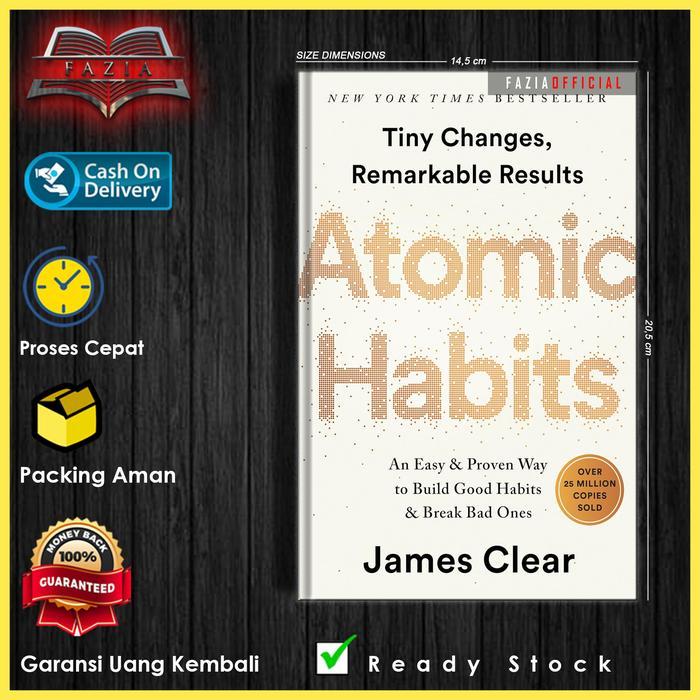 Atomic Habits by James Clear English/Indonesia