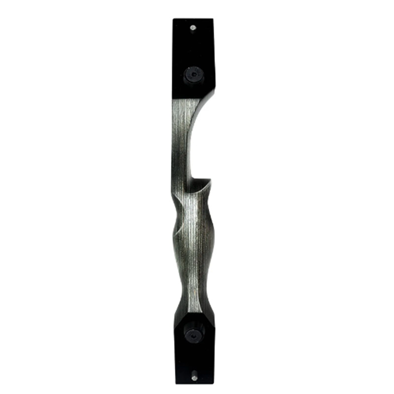 15" Black Hunter Recurve Bow Riser RightLeft Hand Wood Bow Riser Square Takedown Wooden Archery