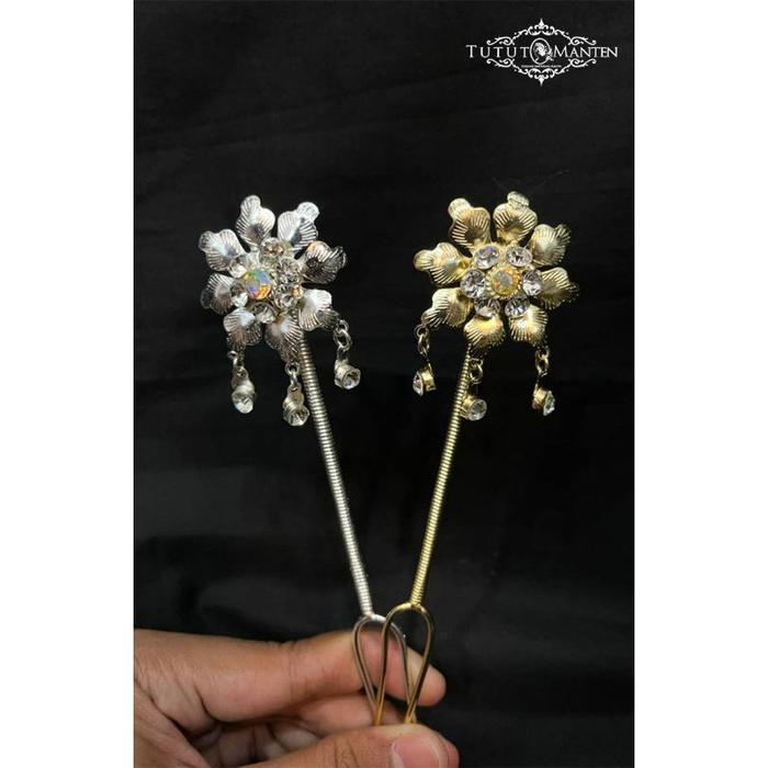 CUNDUK MENTUL BUNGA KECIL / KEMBANG GOYANG MINI AKSESORIS CLIPS