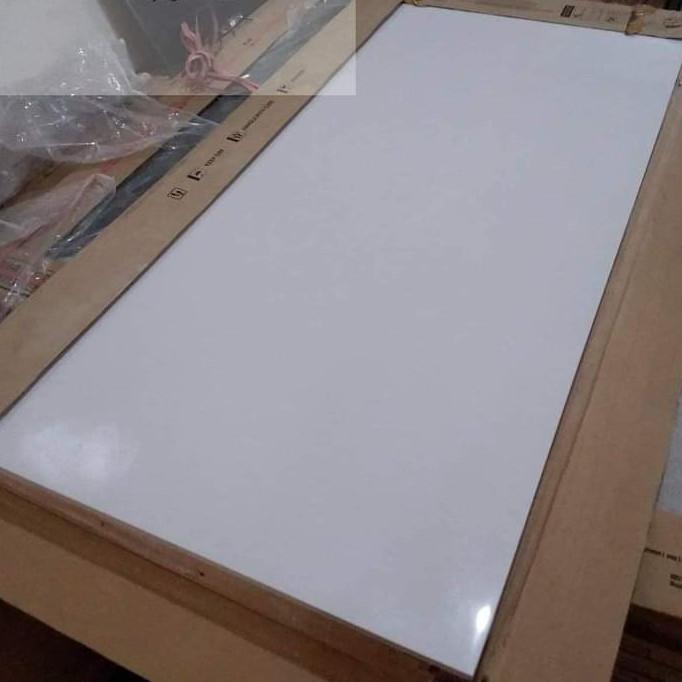 Granit Lantai 60X120 Putih Polos Bersih Solid White Indogress