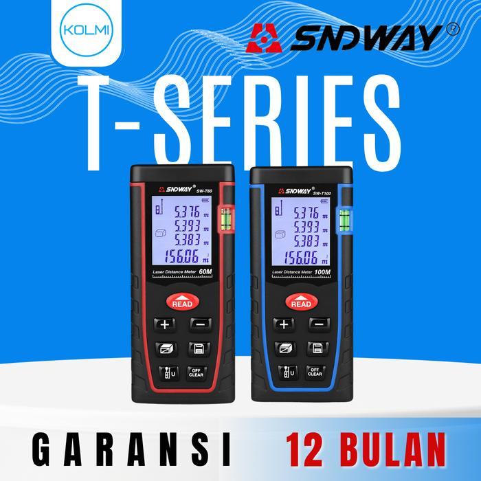 Sndway Meteran Laser Digital Distance Laser Meter Digital 100 Meter Sw-T100