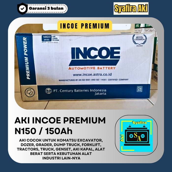 Aki basah INCOE PREMIUM N150 (150Ah) + Accu Zuur