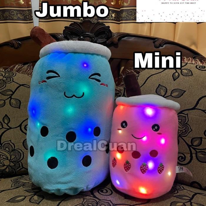 "New" Boneka boba led nyala lampu besar jumbo import