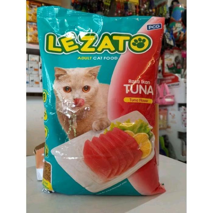 Terlaris (10 Pack) Makanan Kucing Lezato 1 Kg - Makanan Kucing