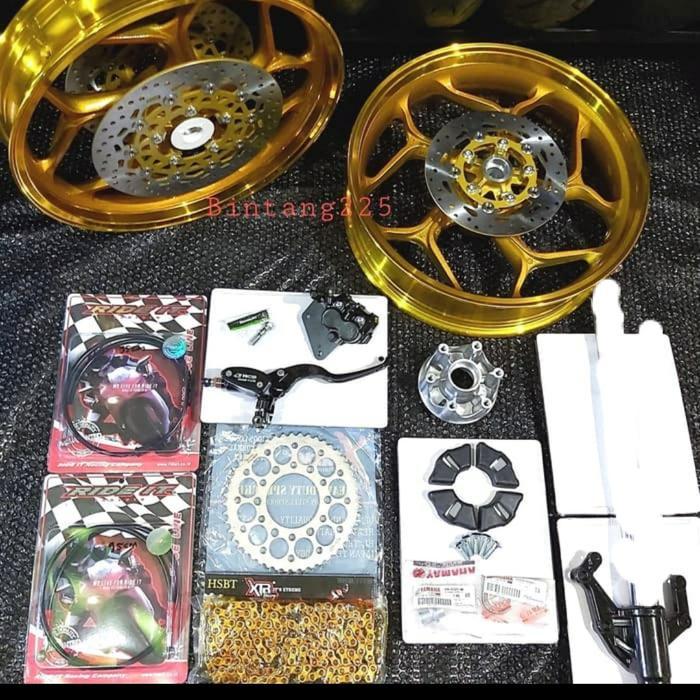 READYY VELG R15 V3 lebar triple disk VELG R15 V3 double disk depan