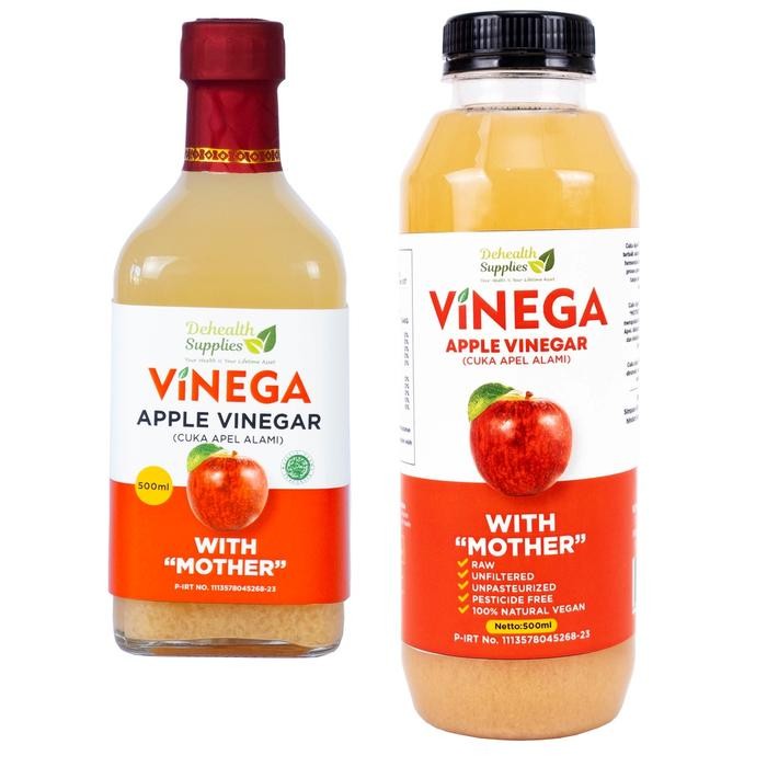 Cuka apel DEHEALTH Vinega Cuka Apel 500 ml