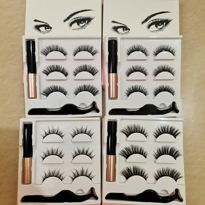 bulu mata magnet / bulu mata natural / bulu mata eyelash magnetic