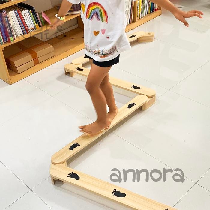 (Best) [Annora] Balance beam balance plank papan titian mainan keseimbangan anak