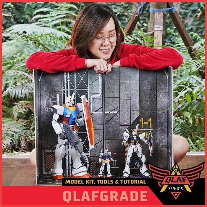 (Good) HANGAR MECHA DISPLAY gundam gunpla background hangar mechanic
