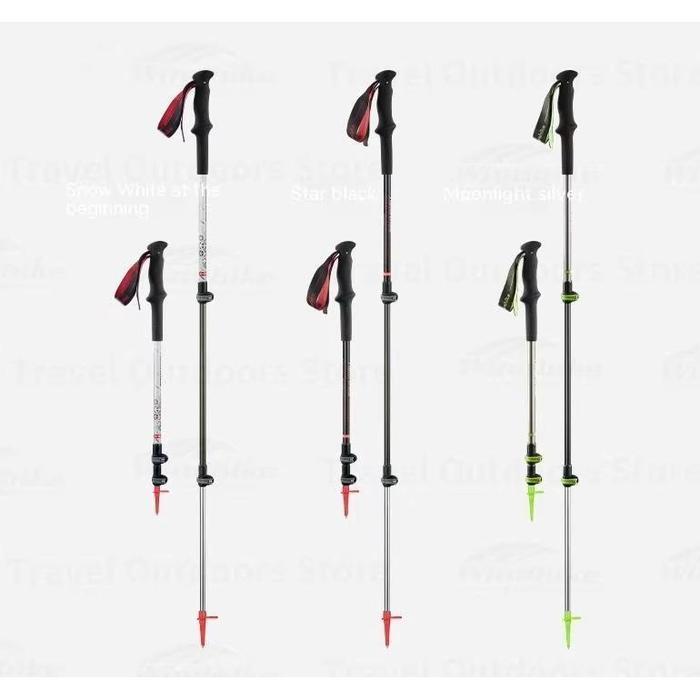 TREKKING POLE HIKING ULTRALIGHT CARBON ALUMINIUM NATUREHIKE NH17D006-D