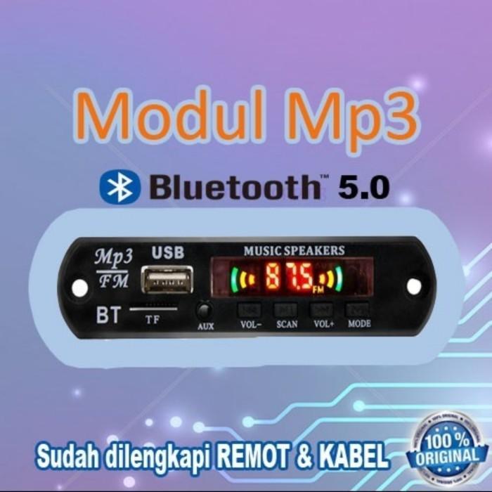 Terlaris Kit Modul Mp3 Bluetooth 12V Mp4 FM Radio AUX TF Card USB Media Player SALE