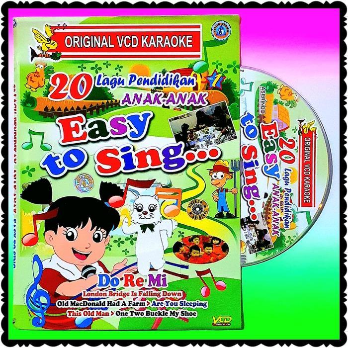 Terlaris KASET ORIGINAL VCD 20 LAGU PENDIDIKAN ANAK ANAK-LAGU ANAK BAHASA INGGRIS-KASET VCD EDUKASI