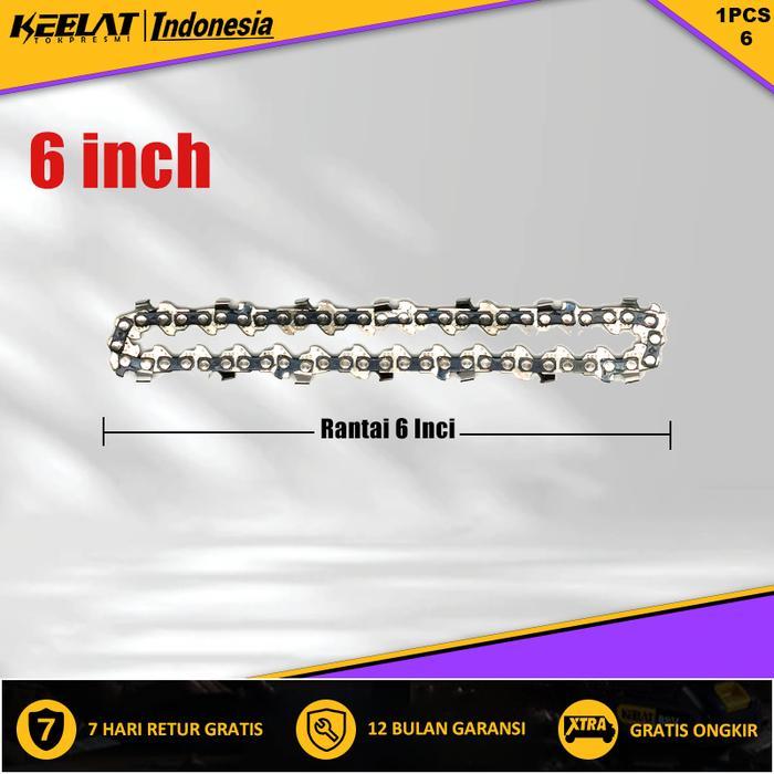 kencana KEELAT 6 Inch 8 Inch 12 Inch Mini Saw Parts Chainsaw Blade & Chain Electric chain saw