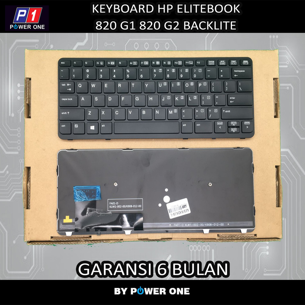 Keyboard HP Elitebook 820 G1 820 G2 Backlite