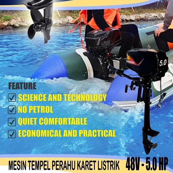 Mesin Tempel Elektrik / Electric Outboard Motor / Mesin Tempel Perahu