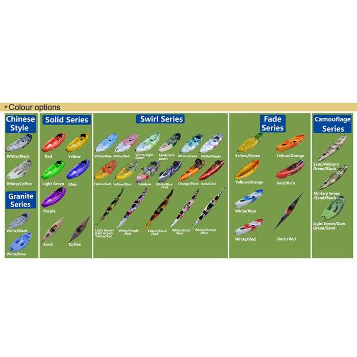 Hana Air / Perahu Kayak / Kayak Kano Velocity 1 Free Dayung