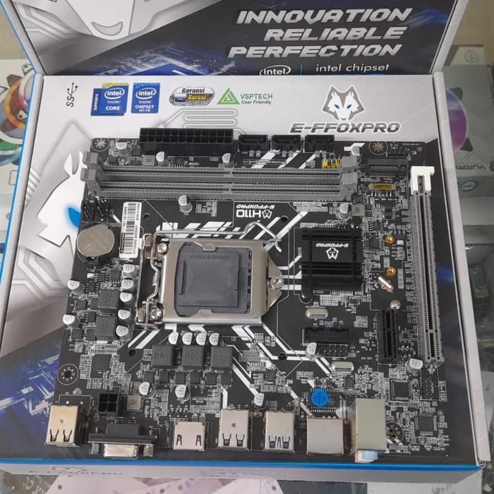 MOTHERBOARD EFFOXPRO H110 LGA 1151 GEN 6/7