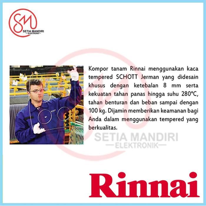 Rinnai Rb772Rog Kompor Gas Tanam 2 Tungku Rb 772 Rog Rinnai Rb773Rog