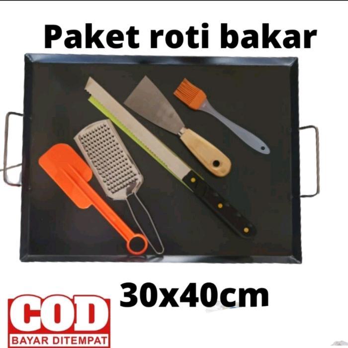 Paket Wajan Roti Bakar / Wajan Kebab / Wajan Anti Karat