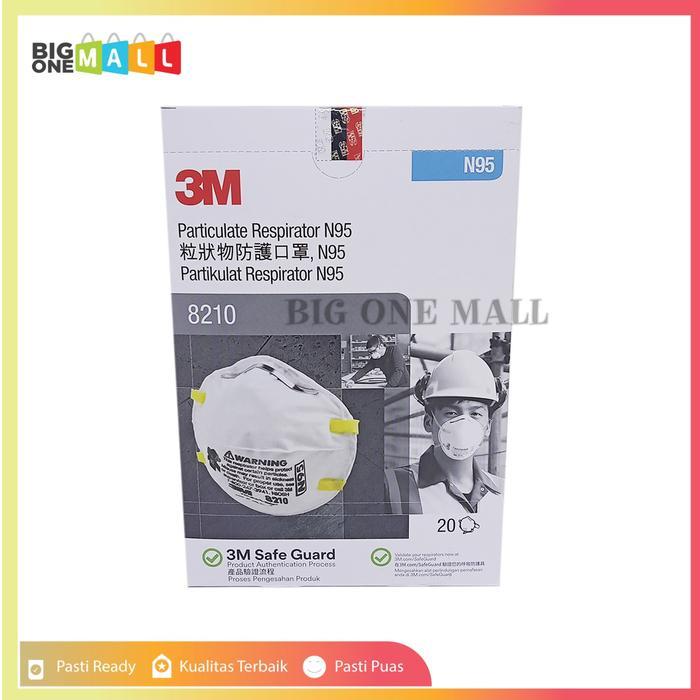 Masker 3M 8210, Masker 3M N95 8210 Box Segel, Masker N95 Bukan Kn95