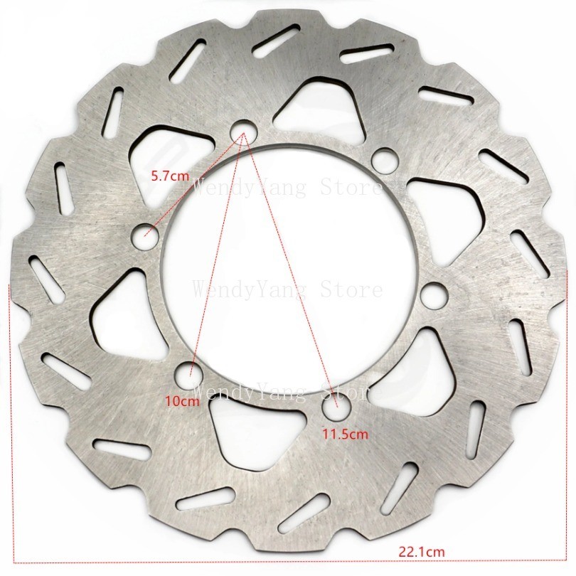 REAR DISC BRAKE DISC ROTOR BRAKE SYSTEM FOR KAWASAKI KDX125 KDX200 KDX220 KDX250 KLX250