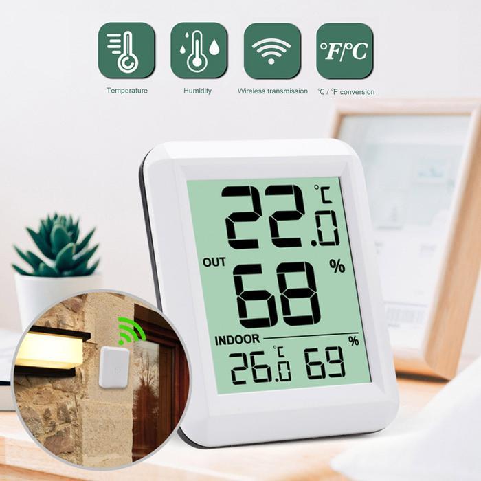 Termometer Higrometer Digital Termometer Ruangan Dalam Ruangan Luar
