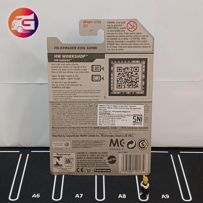 Hot Wheels Kool Kombi Ungu - Hotwheels Ready