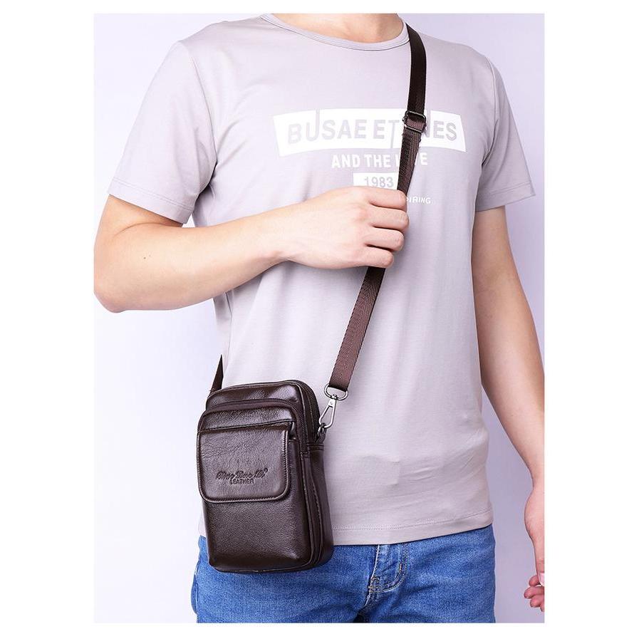 Tas Selempang Pria Kulit Import Tas Hp
