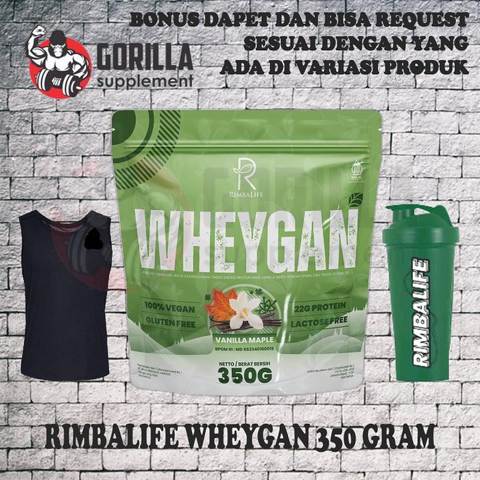 RIMBALIFE WHEYGAN 350 Gram Vegan protein Plant Based Protein WHEY GAN