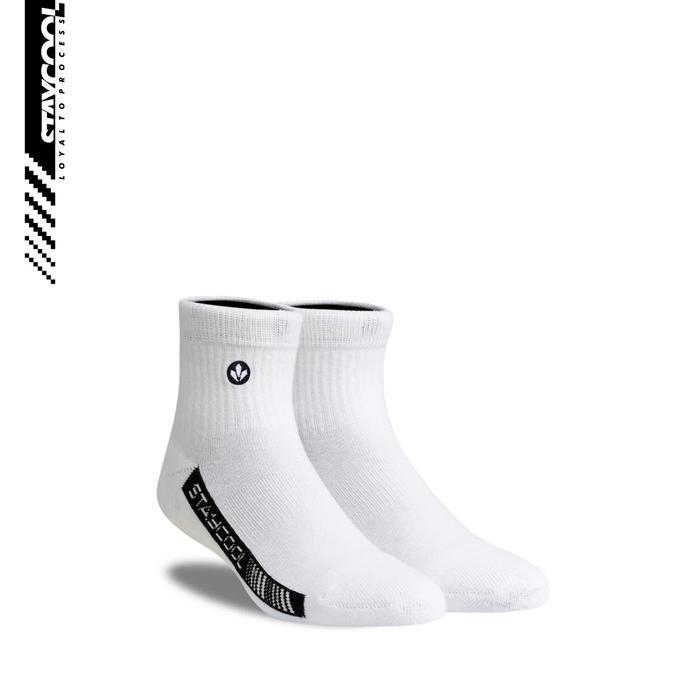 StayCool Socks Kaos Kaki Fashion Ankle Basic OG - Off White