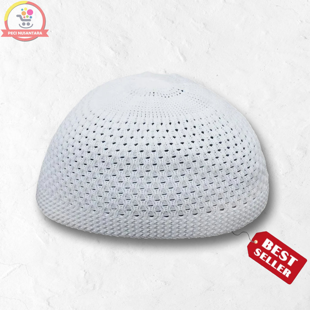 Kopiah Putih Polos