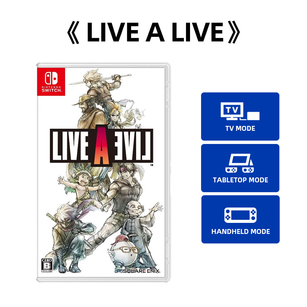 Live A Live Switch Game Deals 100% Official Original Physical Game Card RPG Genre for Switch OLED Li