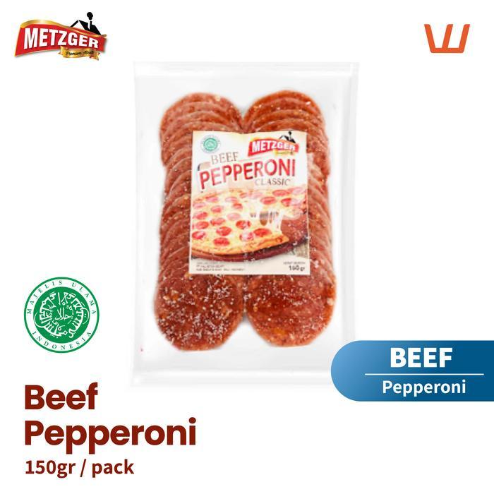 kfud- Daging Sapi Metzger Pepperoni Pizza 150G Halal