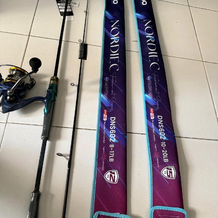 Pancing Galatama satu set Daido Nordiec Reel Exori Serenity
