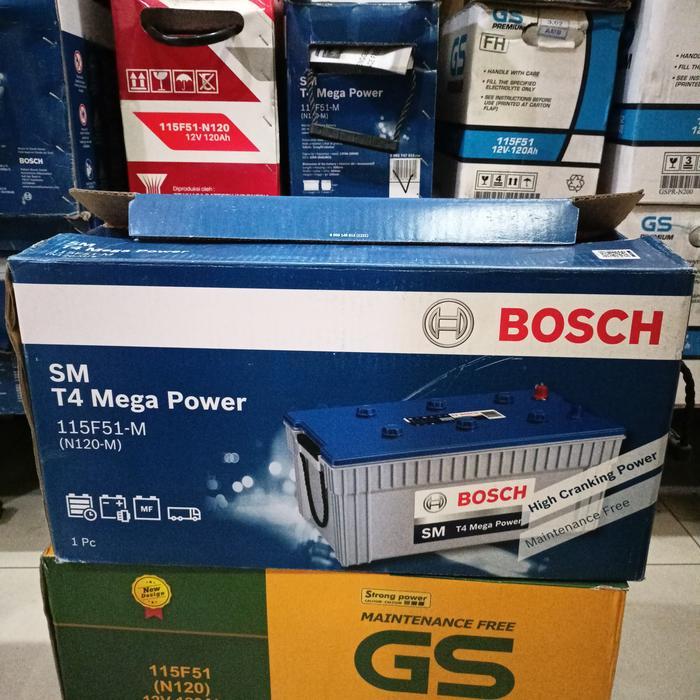 Aki Fuso/ Aki Truk/ Aki Genset/ Bosch MF N120/ 12v 120Ah/ 115F51