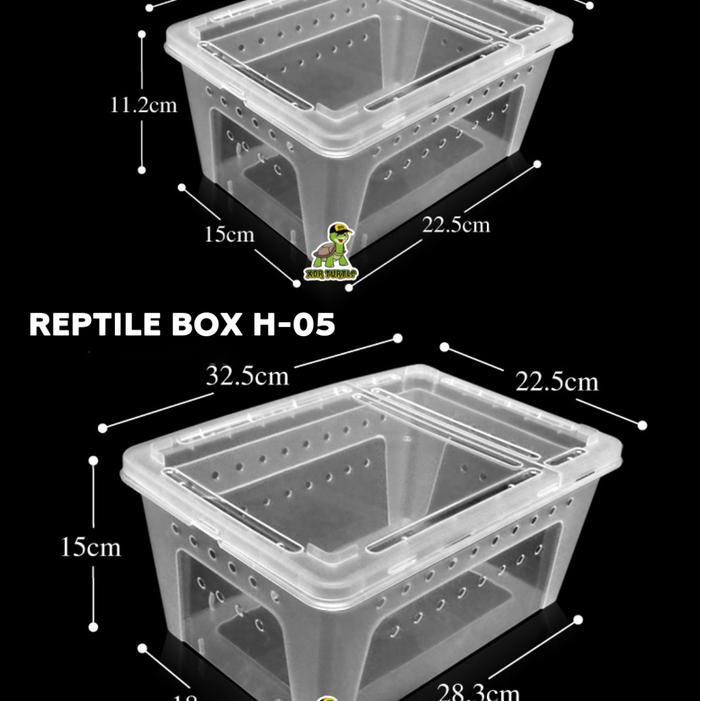 Kandang Reptil Leopard Gecko Ballpython Crocodile Skink Berbagai Ukura