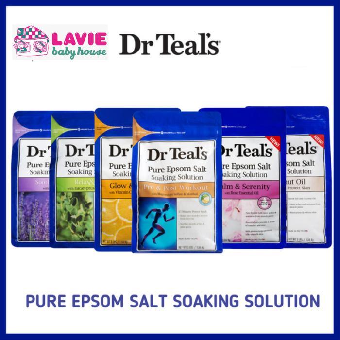 DR TEALS Pure Epsom Salt Soaking Solution 1360g