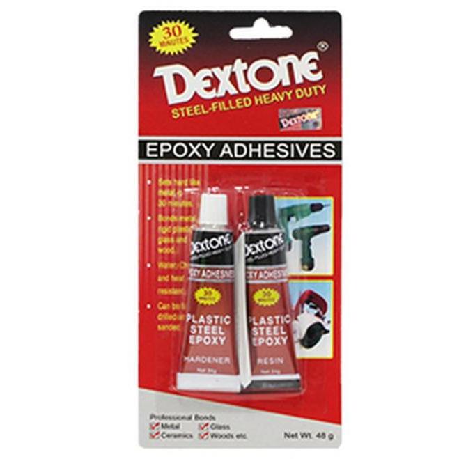 NEW LEM EPOXY /LEM CAMPUR / LEM BESI/ SERBAGUNA DEXTONE 30 MENIT 48gr gram
