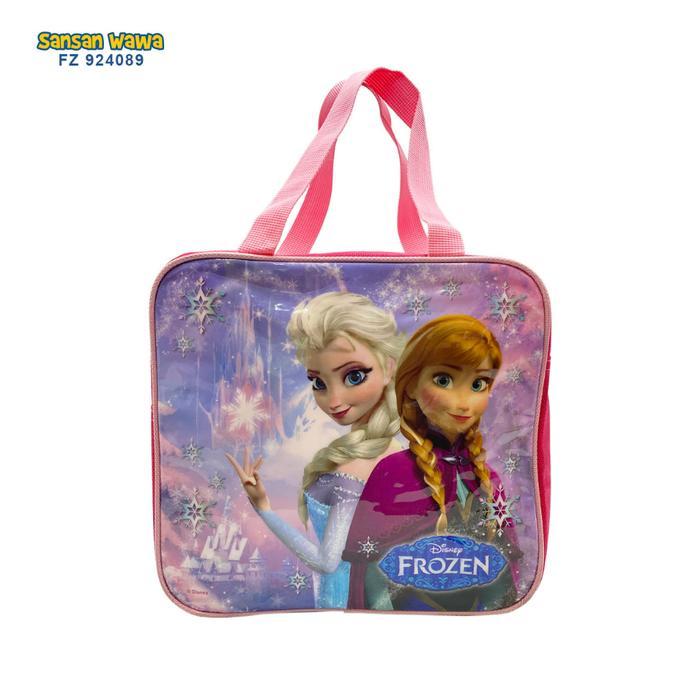 Kotak Tempat Makan Tas Kotak / Tas Tempat Makan Frozen Elsa