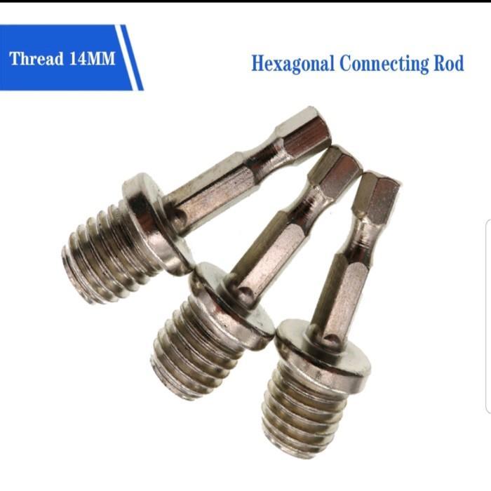 Terbaru Adapter M14 /Baut Konektor M14 /Baut Mesin Bor Ke Bancking Pad M14