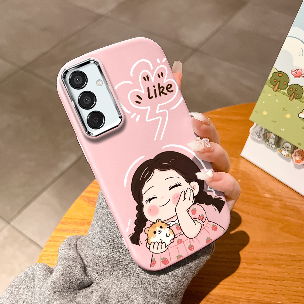 Color Silikon Casing Hp Untuk Compitable With Samsung Galaxy M15 F15 5G Phone Case Softcase Kesing S