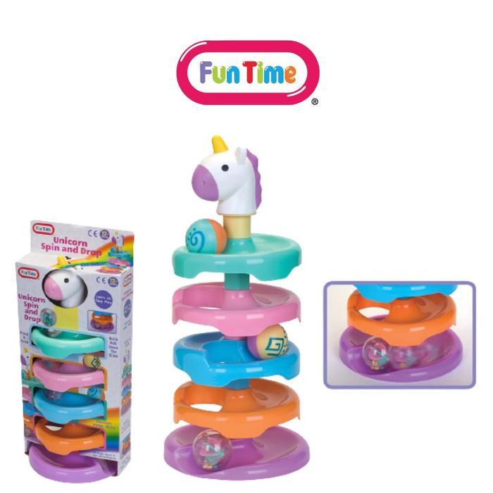 Funtime Unicorn Spin and Drop F5957 Mainan Anak