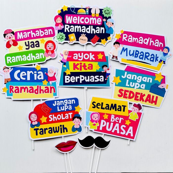 Welcome Ramadhan Props Photobooth Pawai Sekolah Anak