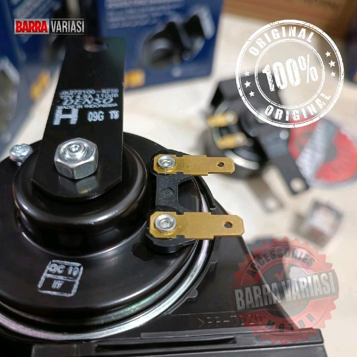 Official Klakson Keong Denso Waterproof Anti Air Untuk Motor Mobil 12V Original