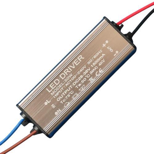 BERKUALITAS Trafo LED Driver 50W Watt Ballast Lampu PJU/Lampu Sorot