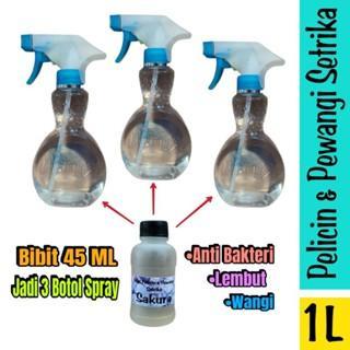 Pelicin Setrika Pakaian / Pewangi Setrika Pakaian Jadi 1 Liter Bibit / Biang