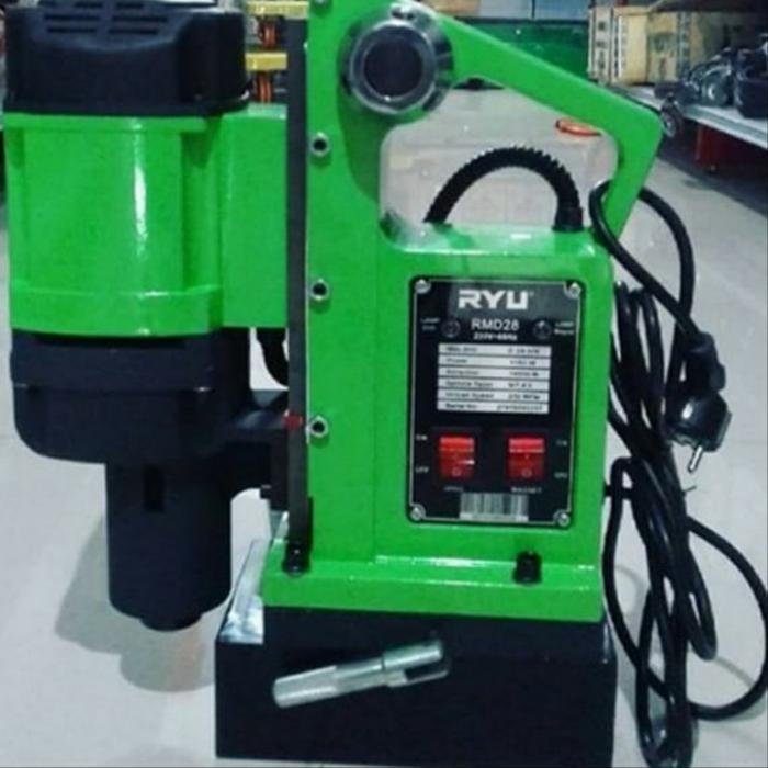 MESIN BOR MAGNET TEKIRO RYU 28 MM MAGNETIC DRILL BOR DUDUK