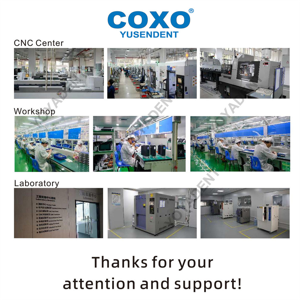 COXO Handpiece Dental Turbine Fiber Optic High Speed Handpiece LED Low Speed Handpiece Fit KAVO NSK